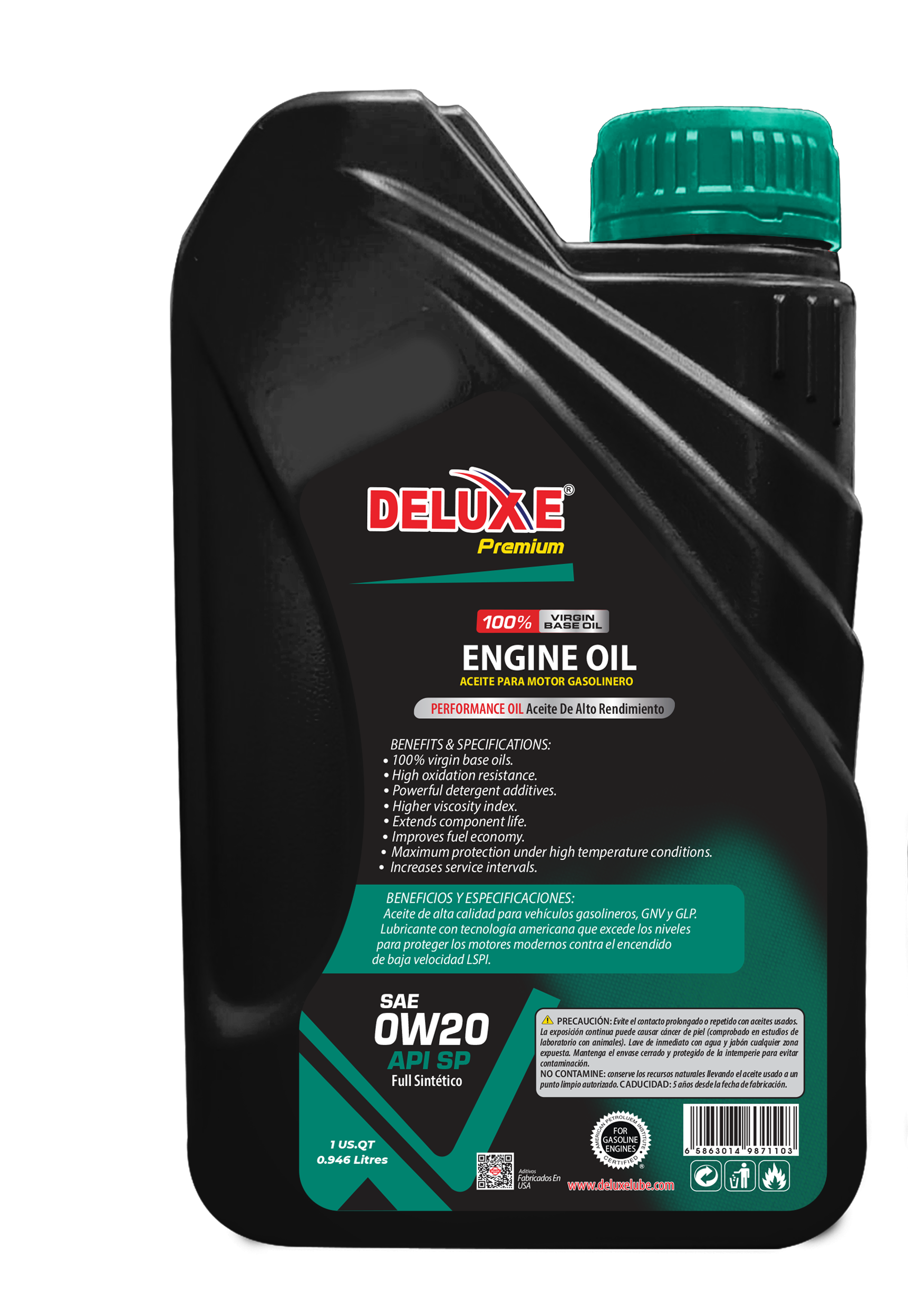 SAE 0W20 API SP 0.946L rear thumbnail